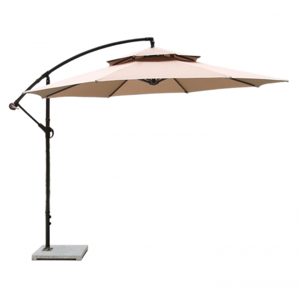 Ô lệch tâm tròn khung thép phun sơn loại 3m (màu kaki) HTU-02-K