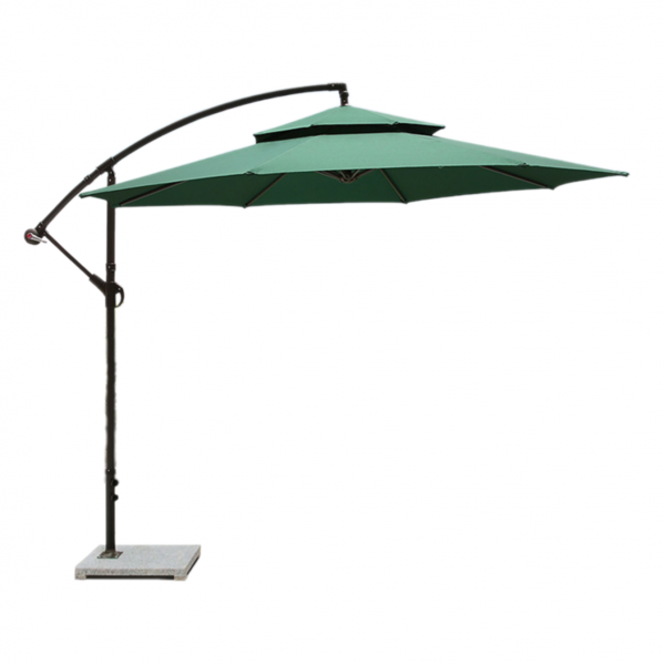 Ô lệch tâm tròn khung thép phun sơn loại 3m (màu xanh lá đậm) HTU-02-G1