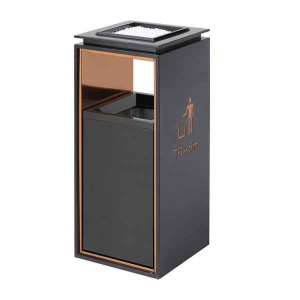 Thùng rác sảnh có gạt tàn HTIV01-GT