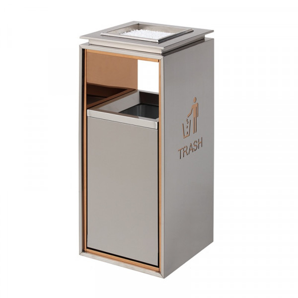 Thùng rác sảnh có gạt tàn HTIV02-GT