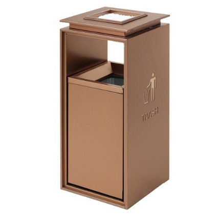 Thùng rác sảnh có gạt tàn HTIV02-GT-V