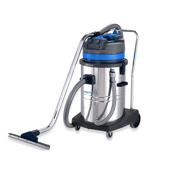 Máy hút bụi công nghiệp khô và ướt CleproX X-2/75 thùng inox