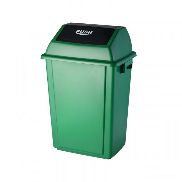 Thùng rác nhựa nắp đẩy 10L HTN10D-G1