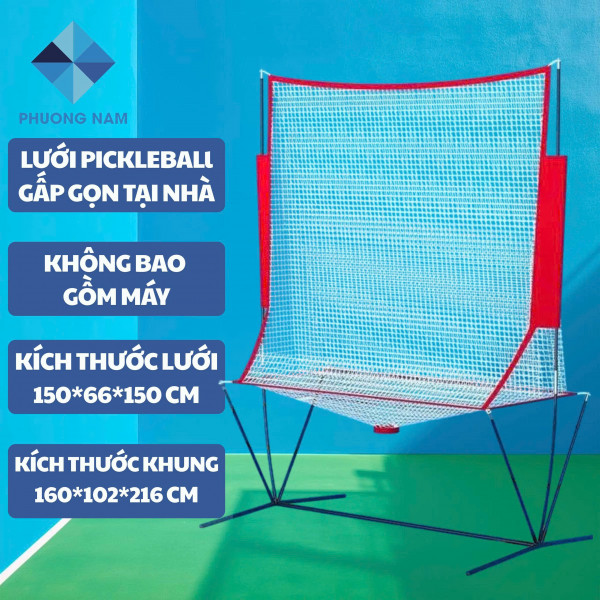 Lưới hứng bóng Pickleball gấp gọn tập luyện tại nhà hoặc ngoài trời