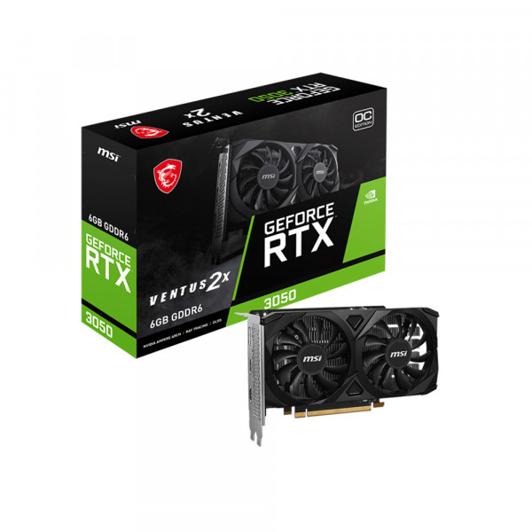 VGA MSI RTX 3050 VENTUS 2X E 6GB OC