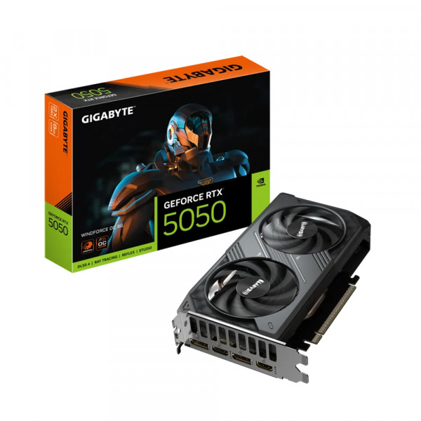 VGA Gigabyte RTX 5050 WINDFORCE OC 8GB (N5050WF2OC-8GD)