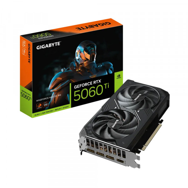 VGA Gigabyte RTX 5060 Ti Windforce Max OC 16GB (N506TWF2MAX OC-16GD)