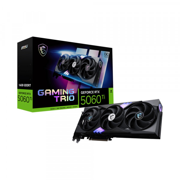 VGA MSI RTX 5060 Ti 16GB GAMING TRIO OC GDDR7