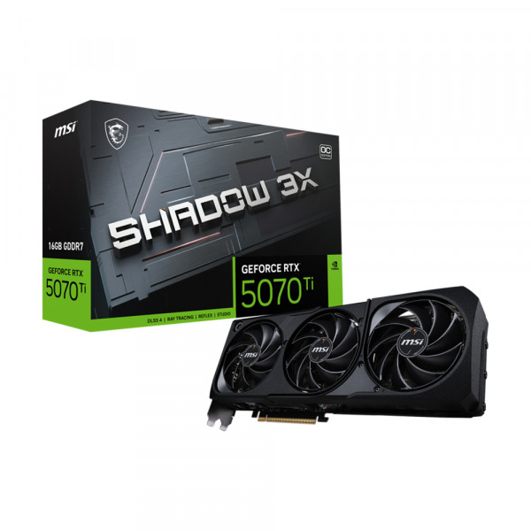 VGA MSI RTX 5070 Ti 16GB SHADOW 3X OC