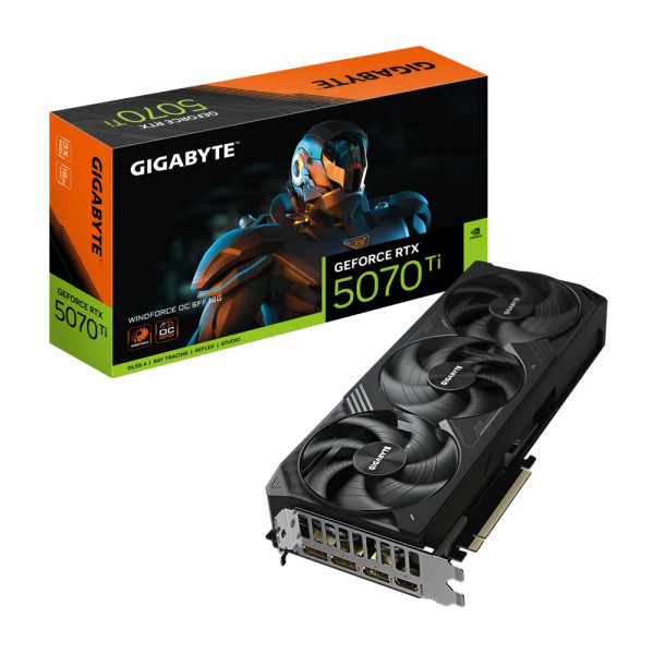 VGA Gigabyte RTX 5070 Ti WINDFORCE OC SFF 16GB (N507TWF3OC-16GD)