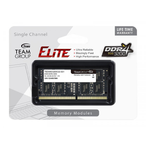 RAM PC TEAM ELITE DDR4 8Gb 3200