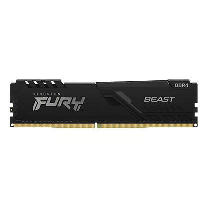RAM PC Kingston FURY Beast 8GB (1x8GB) DDR4 3200Mhz (KF432C16BB/8WP)