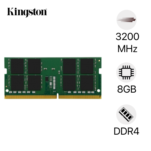 Ram laptop Kingston 8GB DDR4 bus 3200 (KVR32S22S8/8WP)