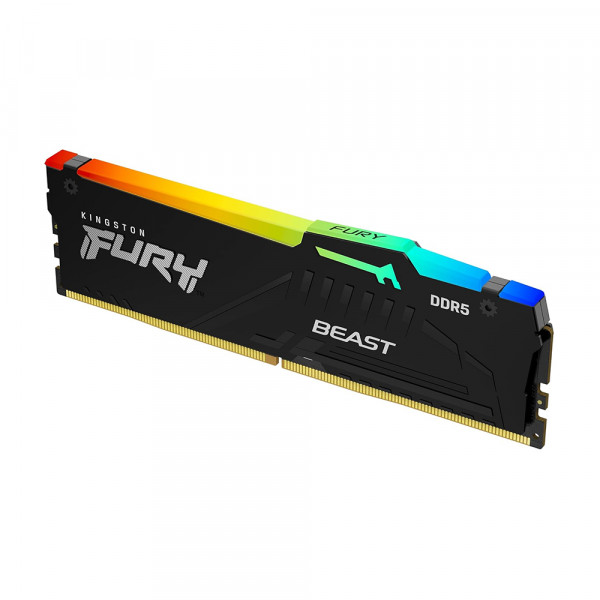 RAM Kingston FURY Beast RGB 16GB (1x16GB) DDR5 6000Mhz (KF560C36BBE2A-16)