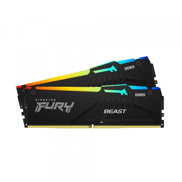 RAM Kingston FURY Beast RGB 32GB (2x16GB) DDR5 6000Mhz (KF560C36BBE2AK2-32) (AMD EXPO+INTEL XMP)