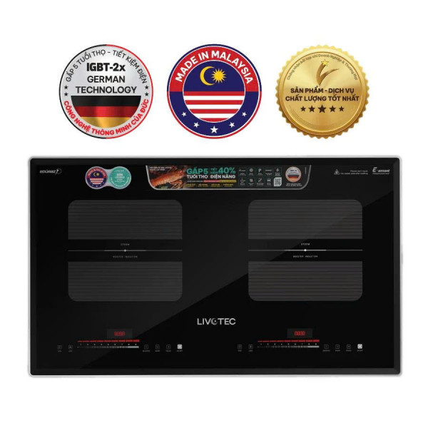 Bếp từ đôi Livotec LID-999M