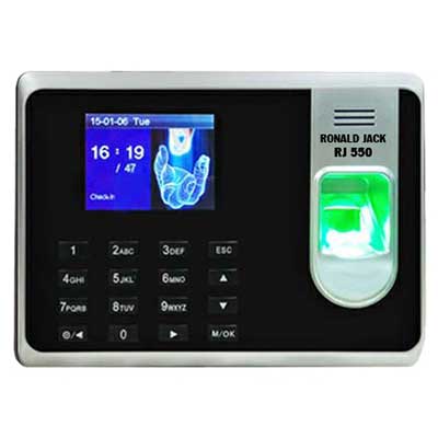 Máy chấm công vân tay và thẻ cảm ứng Ronald Jack RJ-550