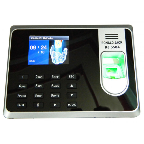 Máy chấm công vân tay và thẻ cảm ứng Ronald Jack RJ-550A