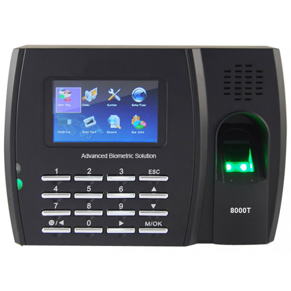 Máy chấm công vân tay và thẻ cảm ứng Ronald Jack 8000T