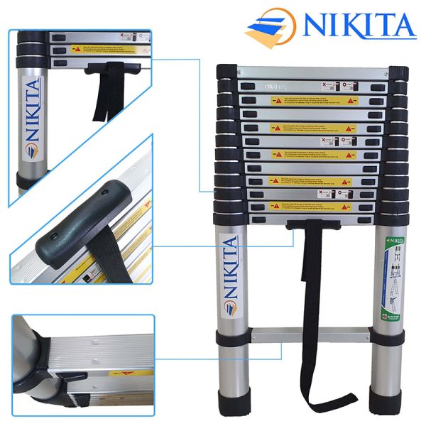 Thang nhôm rút đơn Nikita NKT-TL620