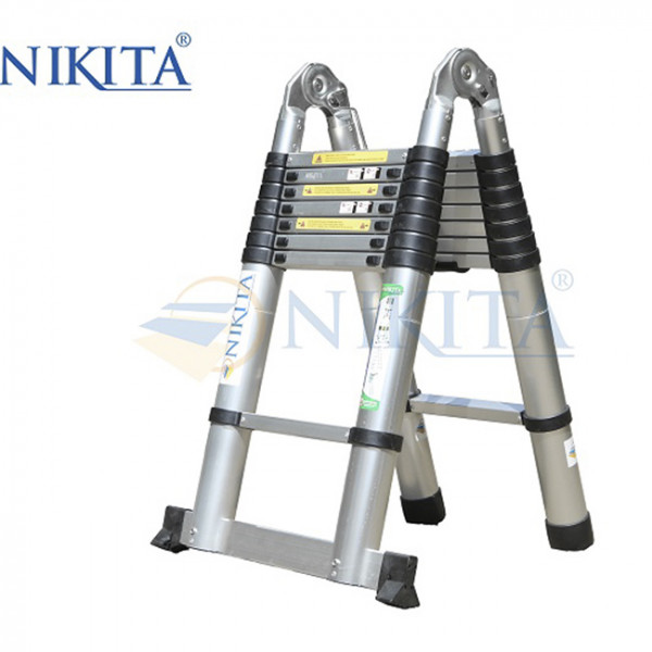 Thang nhôm rút đôi chữ A đa năng Nikita NKT-AI32 