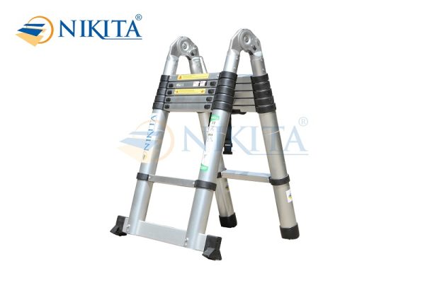 Thang nhôm rút đôi chữ A đa năng Nikita NKT-AI64