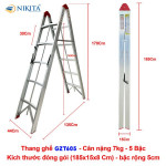 Thang ghế gấp gọn tiện dụng Nikita GZT605
