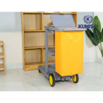 Xe đẩy dọn vệ sinh 3 tầng Kumisai
