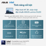 Laptop Asus Zenbook 14 UX3405CA-PZ187WS (Intel Core Ultra 5 225H | 16GB | 512GB | Intel Arc | 14 inch 3K OLED | Win 11 | Office | Xanh | Pen)