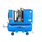 Máy nén khí trục vít di động 6HP (4.5kW) biến tần 8bar 220V Lucky G4A