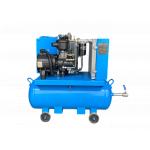 Máy nén khí trục vít di động 6HP (4.5kW) biến tần 8bar 220V Lucky G4A