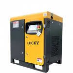 Máy nén khí trục vít cao cấp 20HP (15kW) biến tần 8bar 380V Lucky HBBT20A