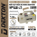 Máy rửa xe áp lực cao Dekton DK-CWR2200VTG