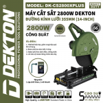 Máy cắt sắt Dekton DK-CS2800XPLUS