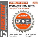 Lưỡi cắt gỗ 150mm Dekton DK-B150W