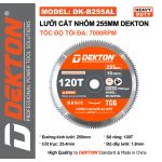 Lưỡi cắt nhôm và gỗ 255mm Dekton DK-B255AL