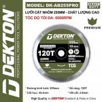 Lưỡi cắt nhôm và gỗ 255mm Dekton DK-AB255PRO