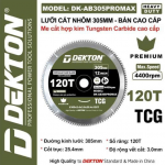 Lưỡi cắt nhôm và gỗ 305mm Dekton DK-AB305PROMAX