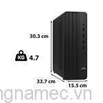 Máy tính để bàn đồng bộ HP 280 Pro G9 SFF_ 72K87PA (G7400 | 4GB DDR4 | 256G SSD | WL_BT | KB_M | Win11SL | 1yr)