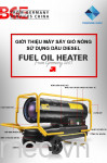 Máy sấy gió nóng sử dụng dầu Diesel BGE 20KW