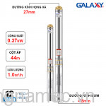 Máy Bơm chìm hỏa tiễn giếng khoan Galaxy 2GLX 051/0.7-38 (0.37kW)