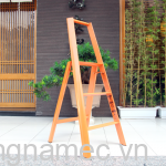 Thang Nhôm Đài Loan 3 Bậc Advindeq AV303 Orange