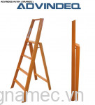 Thang nhôm Đài Loan 4 bậc ADVINDEQ AV304 Orange