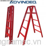 Thang nhôm chữ A Đài Loan 10 bậc ADVINDEQ AV305 Red