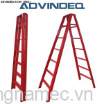 Thang nhôm chữ A Đài Loan 14 bậc ADVINDEQ AV307 Red