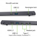 Laptop Acer Swift X 14 AI SFX14-72G-77F9 (Intel Core Ultra 7 155H | 32GB | 1TB | RTX 4050 | 14 inch 2.8K OLED | Win 11 | Xám)