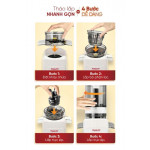 Máy ép chậm Masuto MS-Juice 120W + 2 lưới lọc