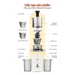 Máy ép chậm Masuto MS-Juice 120W + 2 lưới lọc