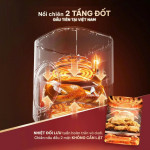Nồi chiên không dầu Masuto MSQueen | 2 tầng đốt Trên/Dưới đối lưu