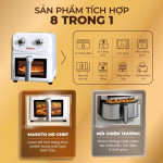 Nồi chiên không dầu 6L Masuto MSChef